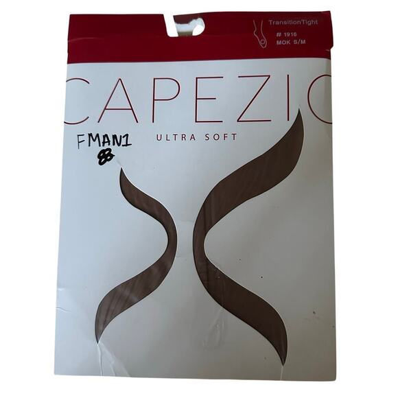 NWT Capezio Ultra Soft Transition Tights #1916 Mocha S/M - Picture 1 of 6